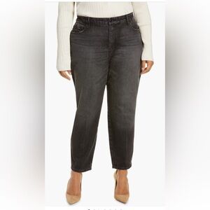 Good American 90s Duster Straight Leg Jeans